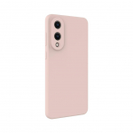 Back panel cover Evelatus Samsung Galaxy S25 Edge Premium Magnetic Soft Touch Silicone Case Pink Sand