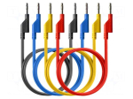 Test leads | Umax: 50VAC,120VDC | Imax: 10A | Len: 0.5m | test leads x4