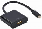 Adapter Gembird USB Type-C Male - HDMI Female 4K@60Hz 15cm Black