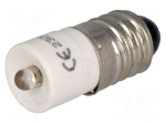 LED lamp | white | E10 | 230VAC | No.of diodes: 1