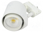 Lamp: LED lighting fixture | 4000K | IP44 | Body: white | &Oslash;: 111mm | 22W