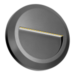T&ouml;&ouml;riistad ja m&otilde;&otilde;teseadmed // Uued tooted t&ouml;&ouml;riistade, tarvikute kategoorias // KIBO LED 1W, lampa elewacyjna, 100lm, IP65, 4000K, okrągła, szara