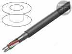 Wire | Xtra Guard&reg; Flex | 5x2x24AWG | PVC | dark grey | 300V | 30.5m
