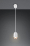 Trio Nara piekarama lampa E27 matt white brushed steel R36311031 4017807661798