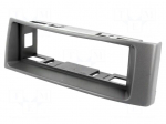 Radio mounting frame | Renault | 1 DIN | anthracite-beige