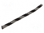 Rope | polypropylene | &Oslash;rope: 12mm | L: 50m | with a core | black