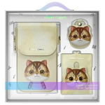Other goods Nimmy Nimmy Big Eyed Pet 2.0 Cat 3-in-1 Set: Phone Bag + Wallet + Tracker Case - Beige