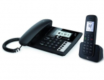 Telekom Sinus PA 207 Plus 1 Analog/DECT telephone Caller ID Black
