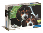 M&auml;nguala | PC | Konsoolid | Tarvikud // Harivad m&auml;nguasjad | Interaktiivsed | Loomingulised | Kunstilised // Puzzle 500 HQC SZCZENIACZKI BEAGLE PIESKI Plakat Clementoni 35536