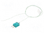 Sensor: temperature | thermocouple K | Insulation: PFA | -40&divide;260&deg;C