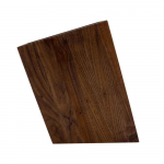 Continenta knife block, flexible insert, slanted, walnut