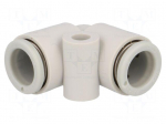 Push-in fitting | angled 90&deg; | -1&divide;10bar | Mat: polypropylene