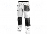 Dungarees | Size: 48,S | white-black | HD | 267g/m2