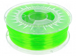 Filament: PET-G | 1.75mm | transparent,green (light) | 220&divide;250&deg;C