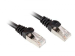 Sharkoon Kabel sieciowy RJ45 Cat.6 SFTP - czarny - 1.5
