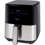 Clatronic hot air fryer FR 3782 H (black/stainless steel, 1,450 watts, basket 5 liters)