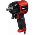 EINHELL Pneumatic impact wrench TC-PW 610 Compact black/red, loosening torque 610 Nm, 1/2", incl. 3 sockets, case