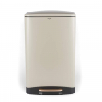 Salter BW14806 Pebble 50L Pedal Bin, Beige
