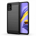 Fusion Trust Back Case Silikona Aizsargapvalks Priek&scaron; Samsung A336 Galaxy A33 5G Melns