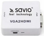Savio VGA &ndash; HDMI Full HD | 1080p 60Hz Converter| Adapter
