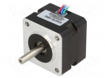 Motor: stepper | 7.4VDC | Shaft: D spring | max.63.5mNm | 280mA