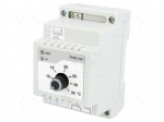Module: regulator | NTC 47kOhm | temperature | NO,relay | DIN | 5&divide;35&deg;C