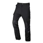 Spodnie robocze Mix&Match, 4 way stretch, czarno-pomarańczowe, rozmiar L