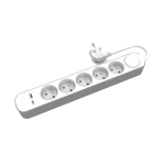 Kodukaubad // Pikendusjuhtmed // Przedłużacz 5-gniazdowy z włącznikiem i gniazdami usb-a i usb-c