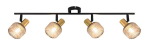 SPOT LIGHT SHADOW 4XE14 BLACK/GOLD