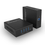 AV-signaali edastuss&uuml;steem Lindy LINDY USB 3.2 Gen 1 Cat.6A HDBaseT pikendaja 100m