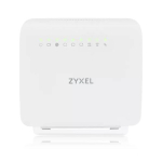 ZyXEL EX3501-T0 traadita ruuter Gigabit Ethernet Dual-band (2.4 GHz/5 GHz) White