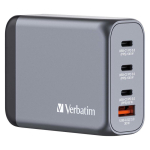 Verbatim GNC-100 GaN 100W 3xUSB-C PD, 1xUSB-A QC 3.0 laadija