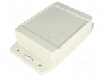 Enclosure: multipurpose | X: 91mm | Y: 120mm | Z: 37mm | 1555F | ABS | grey