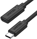Przedłużacz Unitek C14086BK USB-C 10Gbps 4K PD 100W 1m