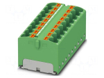 Splice terminal: rail | 32A | 450V | push-in | PA | L: 21.7mm | 0.2&divide;6mm2