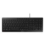 CHERRY TAS STREAM KEYBOARD Corded DE-Layout Black