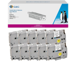 G&G 20101 label-making tape Black on white TZe