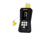 Data logger | temperature | Display: LCD 2,8" | Temp: -210&divide;1370&deg;C