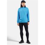Bluza z p&oacute;łgolfem męska Odlo ESSENTIAL CERAMIWARM Mid layer 1/2 zip niebieska   XL