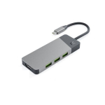 Converter Green cell  Green Cell Connect 7in1 (3xUSB-A 3.1 HDMI 4K 60Hz USB-C PD 85W)