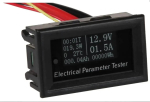 Voltmetrs ar indikatoru un darba spriegumu DC 5-60V