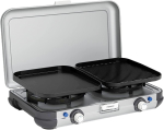 Campingaz Camping Kitchen 2 Grill & Go CV, gas cooker (grey/black, 2x 2kW, model 2023)