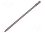 Screwdriver bit | Allen hex key | HEX 4mm | Overall len: 152mm