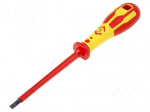 Screwdriver | insulated | slot | 5,5x1,0mm | Blade length: 125mm