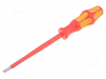 Screwdriver | insulated | slot | 5,5x1,0mm | Blade length: 125mm