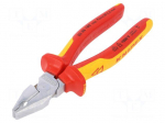 Pliers | insulated,universal | steel | 180mm