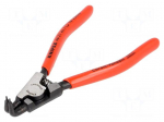 Pliers | for circlip,curved | external | 10&divide;25mm | Pliers len: 125mm
