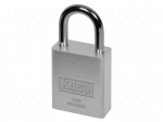 Padlock | aluminium | hardened steel shackle,double bolted | gates
