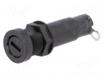 Fuse holder | cylindrical fuses | 6,3x32mm | 10A | Mounting: on panel