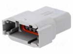 Connector: wire-wire | ATM | plug | male | PIN: 12 | IP67 | Locking: latch
